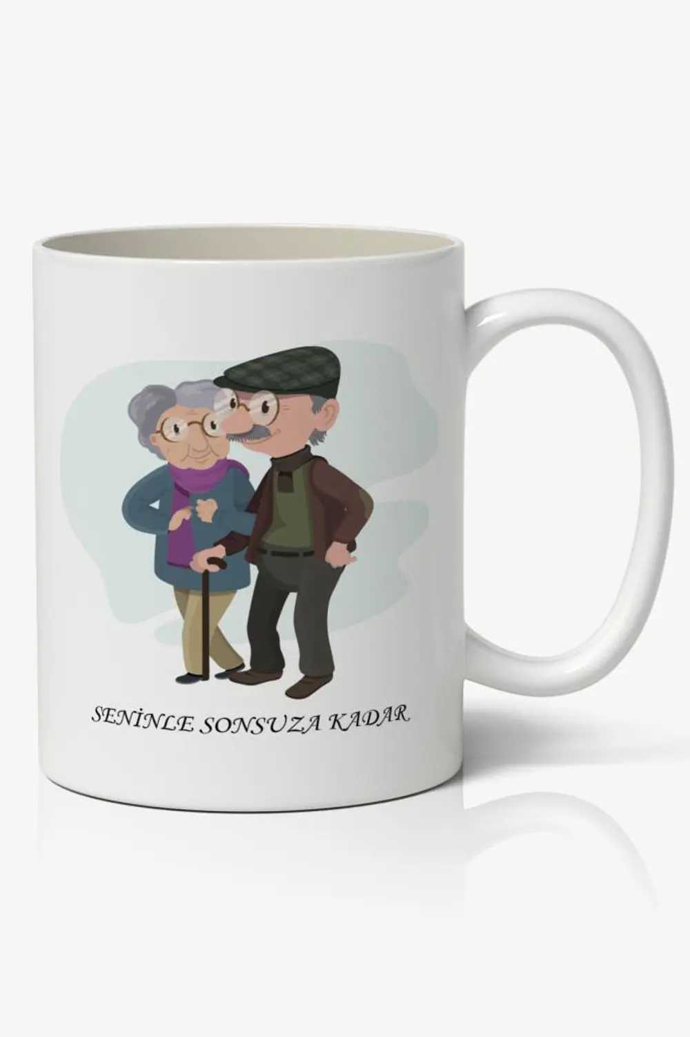 SENİNLE SONSUZA KADAR Sevgiliye Özel Sevgililer Günü Baskılı Kupa SENİNLE SONSUZA KADAR Sevgiliye Özel Sevgililer Günü Baskılı Kupa