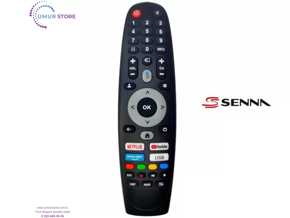 Senna İle Uyumlu 43GF9500F 4k Smart Tv Mikrofonlu Kumanda