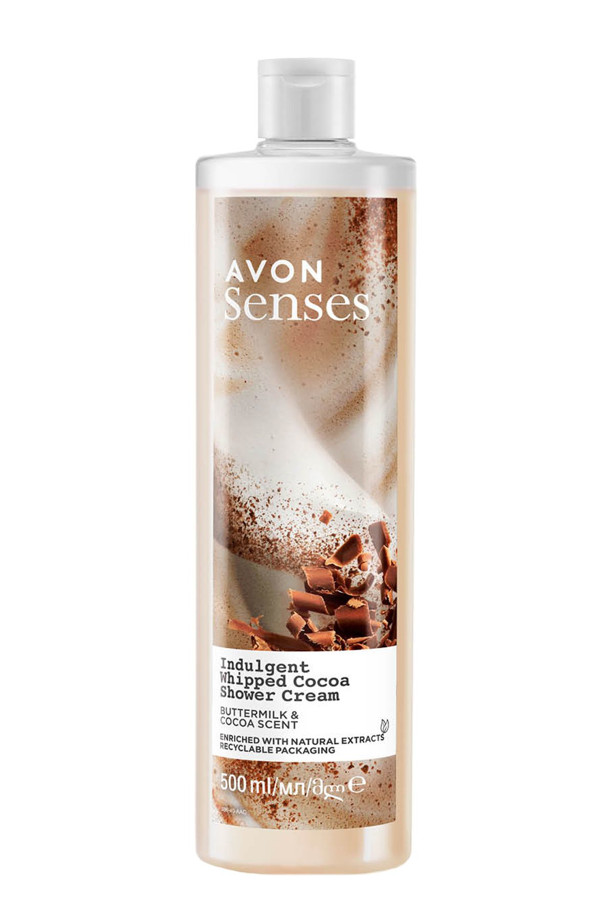 Avon Senses İndulgent Buttermilk Ve Kakao Özü İçeren Duş Kremi 500 Ml.