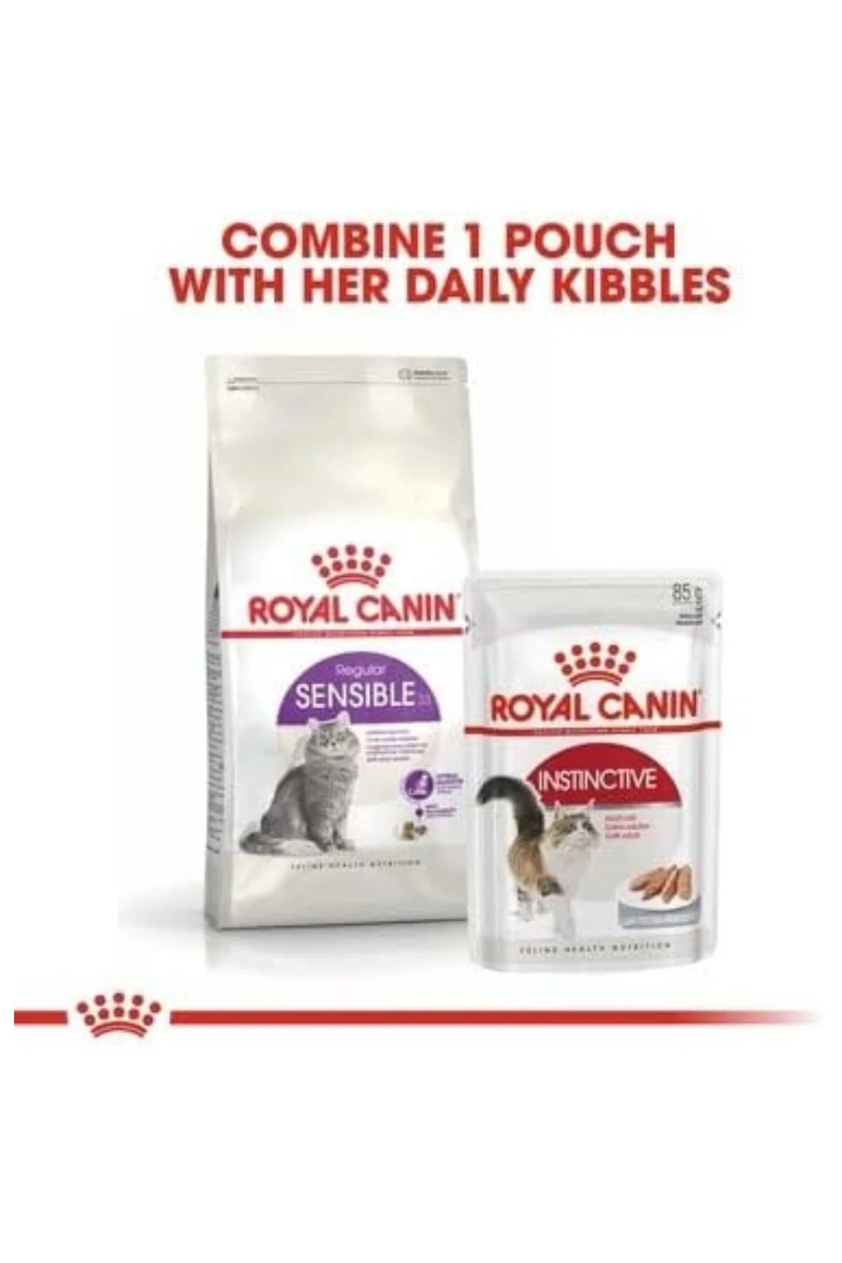 Sensible, Hassas Mideler İçin, 33 Kuru Kedi Maması, 4 Kg