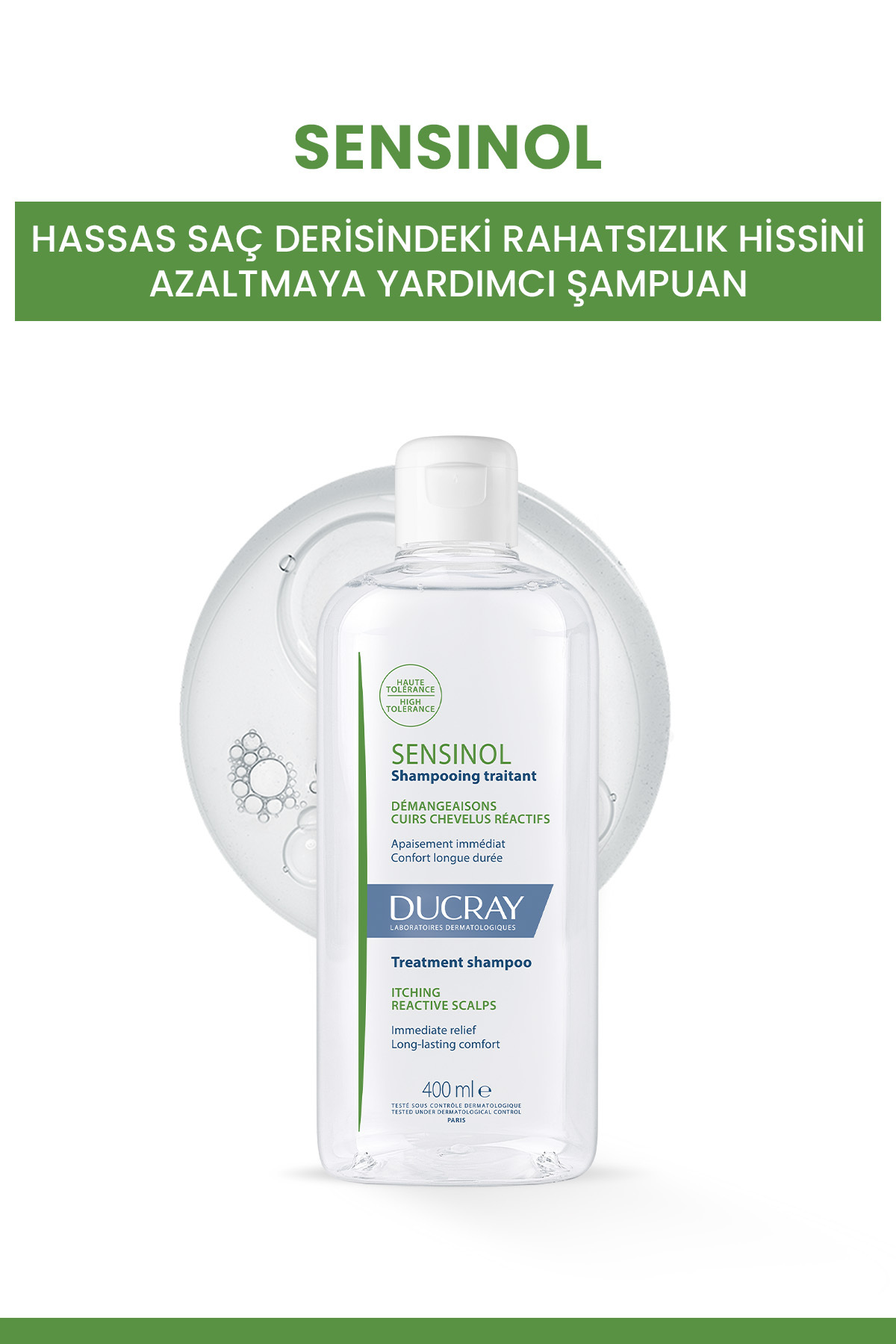 Sensinol Hassaslaşmış Saç Derisi Şampuanı 400 ml