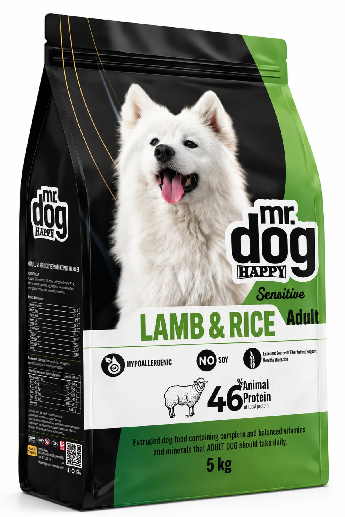 Sensitive Kuzu Etli ve Pirinçli Yetişkin Köpek Maması 2 x 5 Kg (T