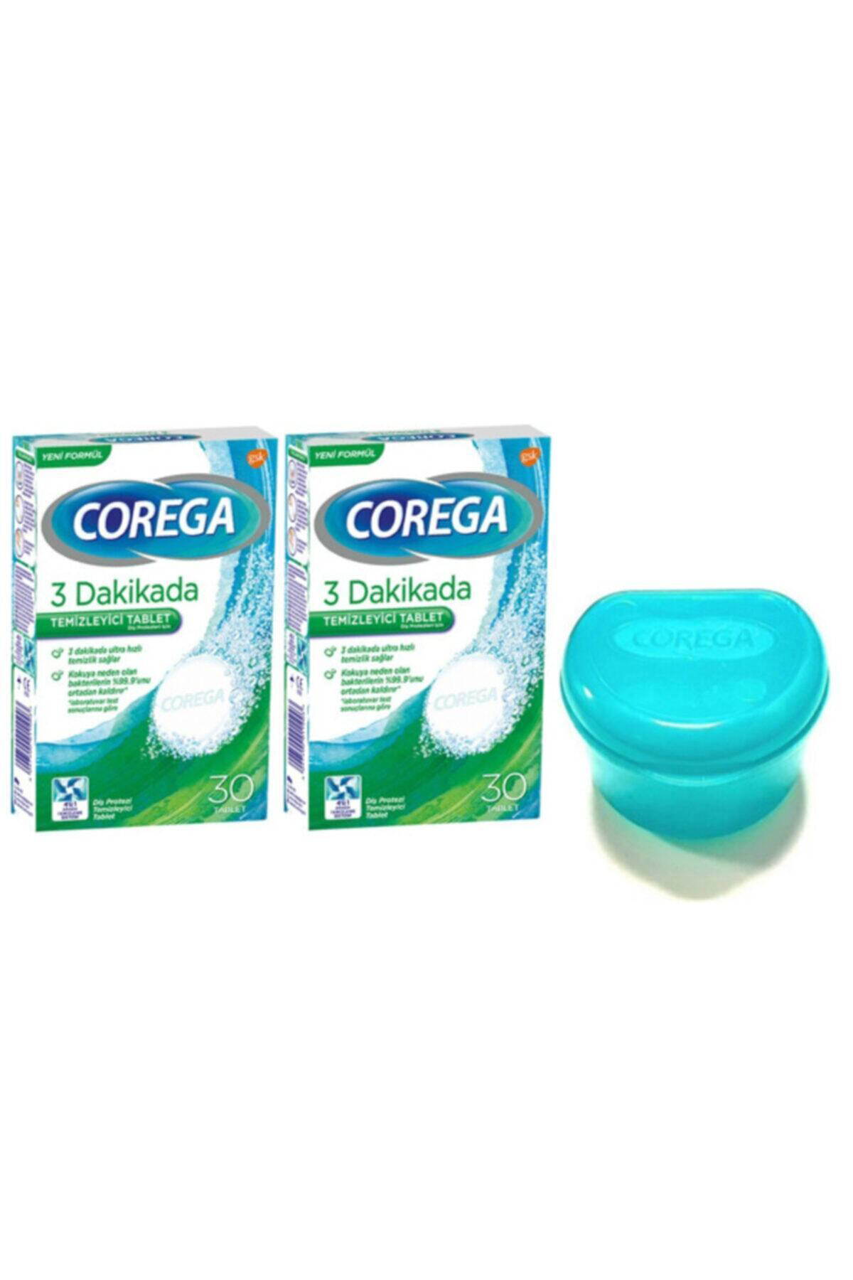 Sensodyne Diş Kabı Mavi + Corea 30'lu Tablet Beyazlatıcı
