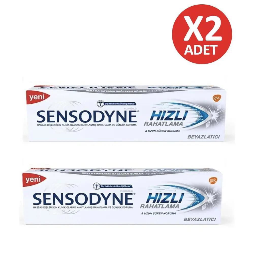 Sensodyne Hızlı Rahatlama Diş Macunu 1+1 Sensodyne Hızlı Rahatlama Diş Macunu 1+1