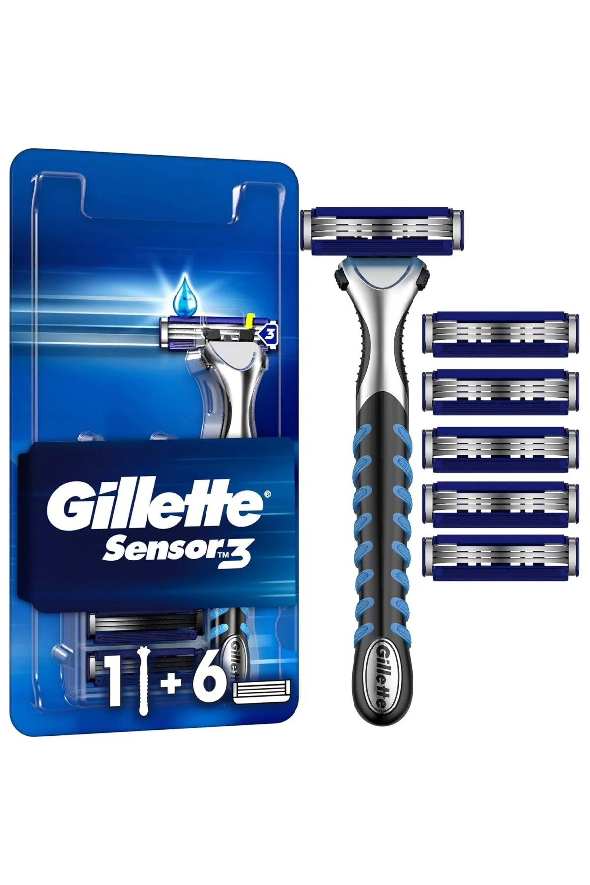 Sensor3 Tıraş Makinesi Plus 6 Bıçak Sensor3 Tıraş Makinesi Plus 6 Bıçak