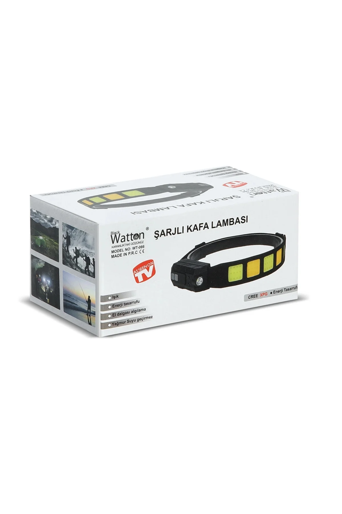 Sensörlü Cob Xpg Led Kafa Lambası Wt-066 - Görsel 2