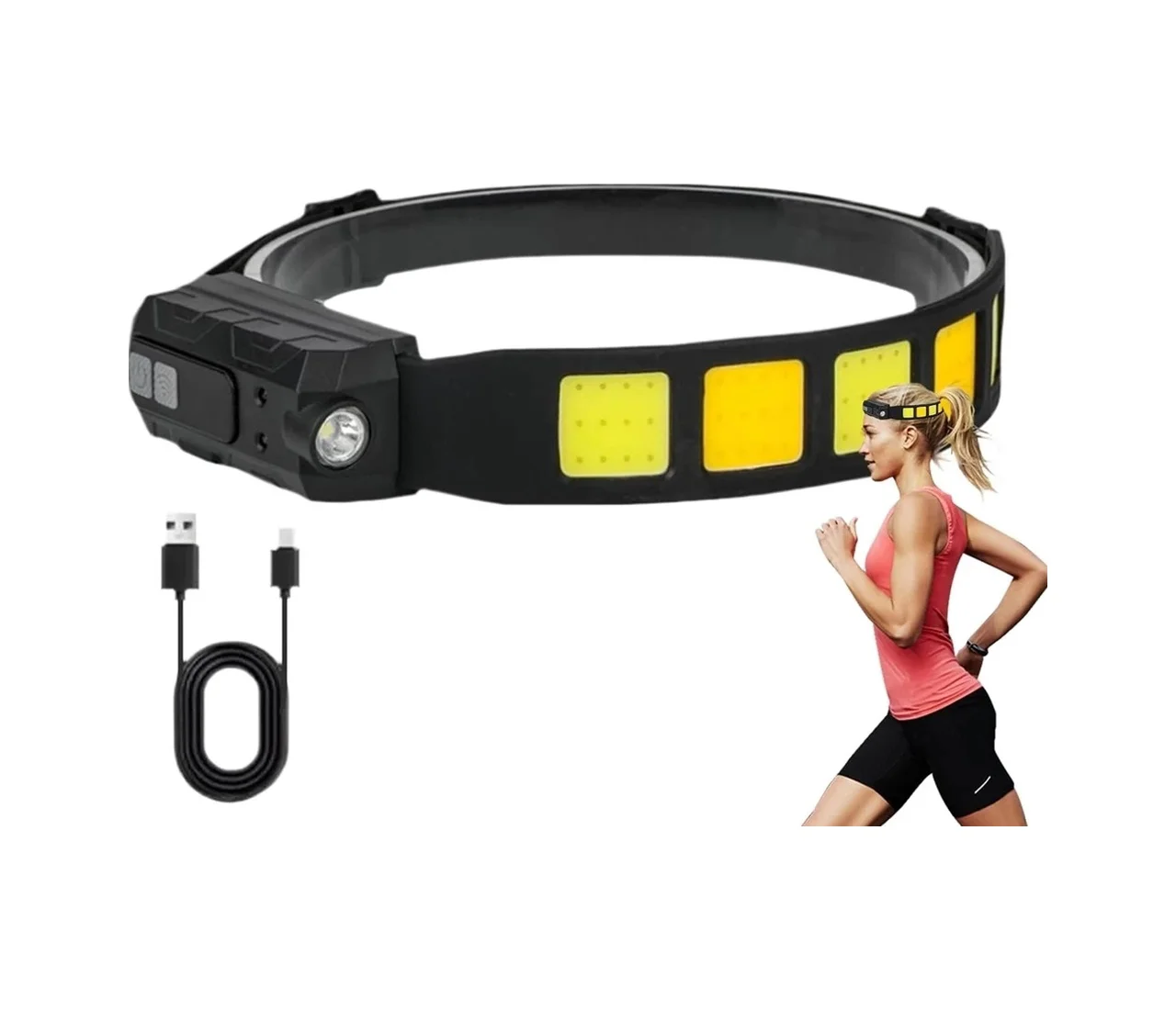 Sensörlü Cob Xpg Led Kafa Lambası Wt-066 Diğer