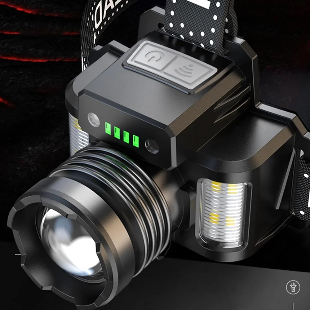 Sensörlü Cree Tg Led Şarjlı Kafa Lambası Wt-625