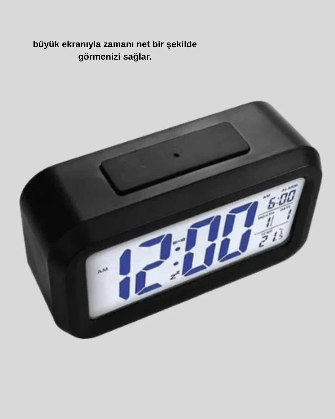 Sensörlü Dijital Masa Saati Alarm ve Sıcaklık Göstergeli Fiyatı, Yorumları ve Özellikleri