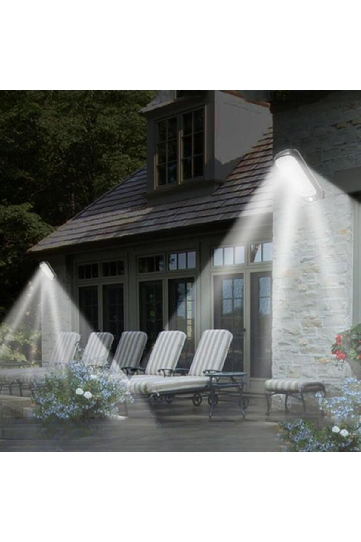 Ok Aksesuar Sensörlü Güneş Enerjisi İle Şarj Olabilen Duvara Monte Solar Aydı