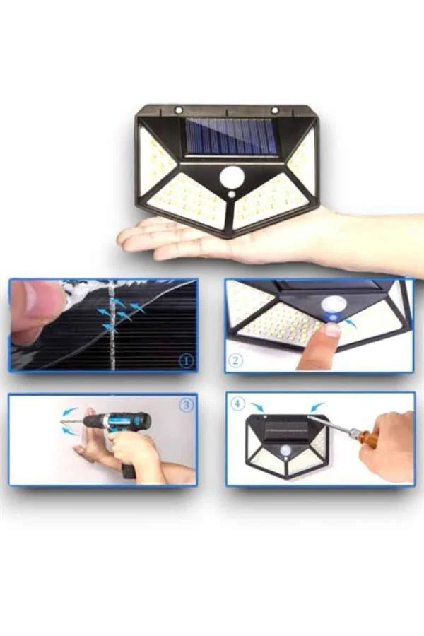 Sensörlü Güneş Enerjili Duvar Lambası Fiyatı, Yorumları ve Özellikleri