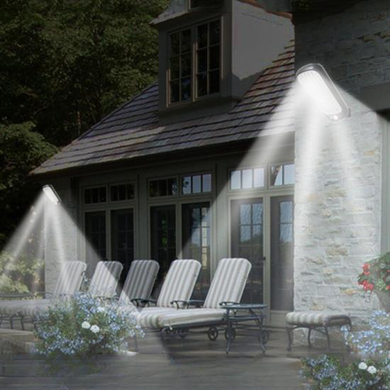 Sensörlü Güneş Enerjisi İle Şarj Olabilen Duvara Monte Solar Aydı