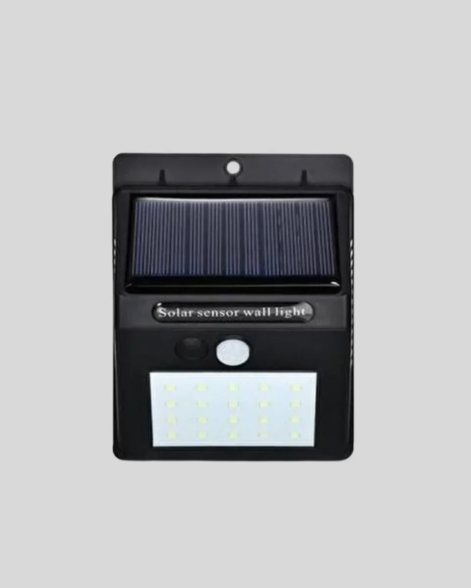 Sensörlü Güneş Enerjili LED Duvar Lambası Bahçe ve Balkon Aydınla