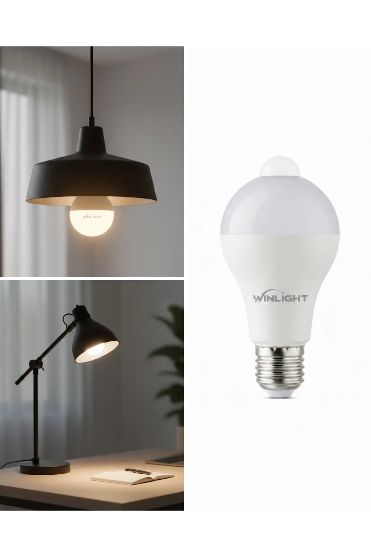 Sensörlü Led Lamba Otomatik Algılama Enerji Tasarruflu Aydınlatma