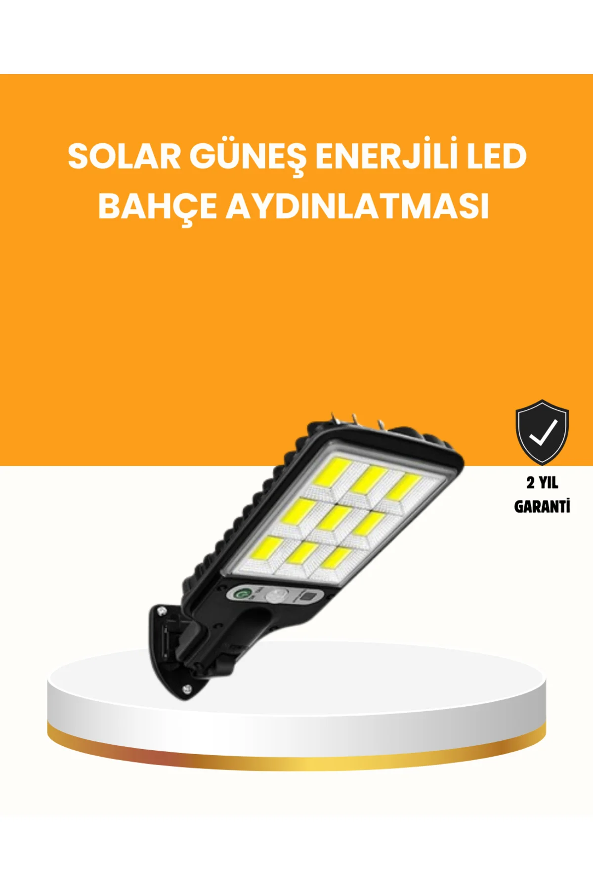 Sensörlü Sokak Tipi Lamba Günlük Kullanım İçin İdeal