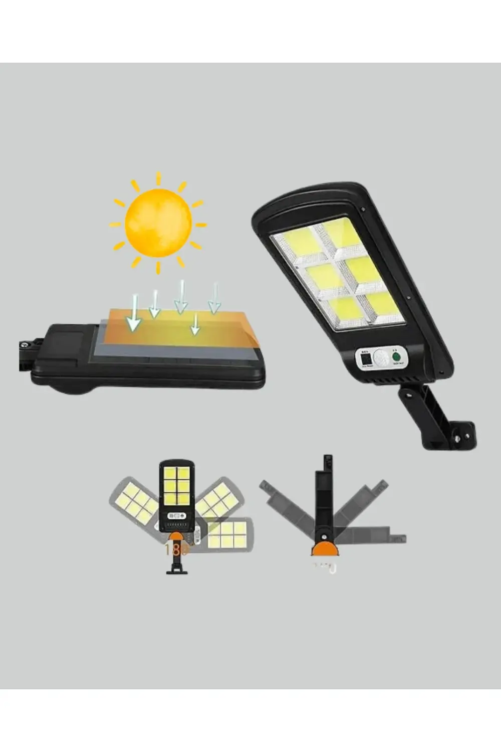 Sensörlü Sokak Tipi Lamba Günlük Kullanım İçin İdeal