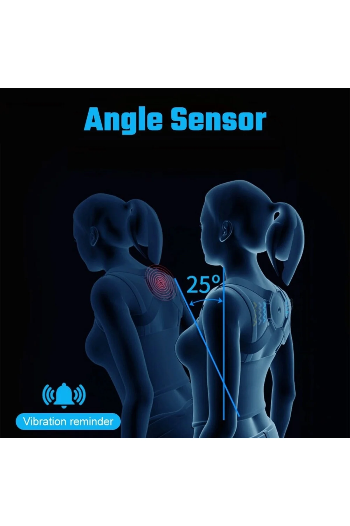 Sensörlü Titreşimli Dik Duruş Korsesi