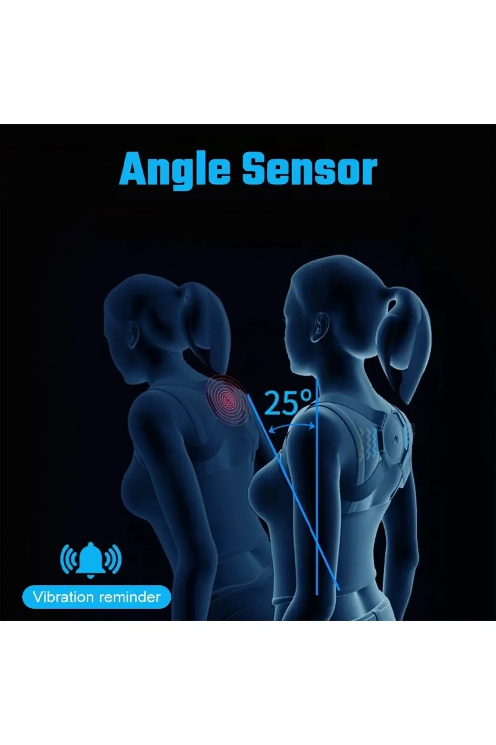 Sensörlü Titreşimli Dik Duruş Korsesi