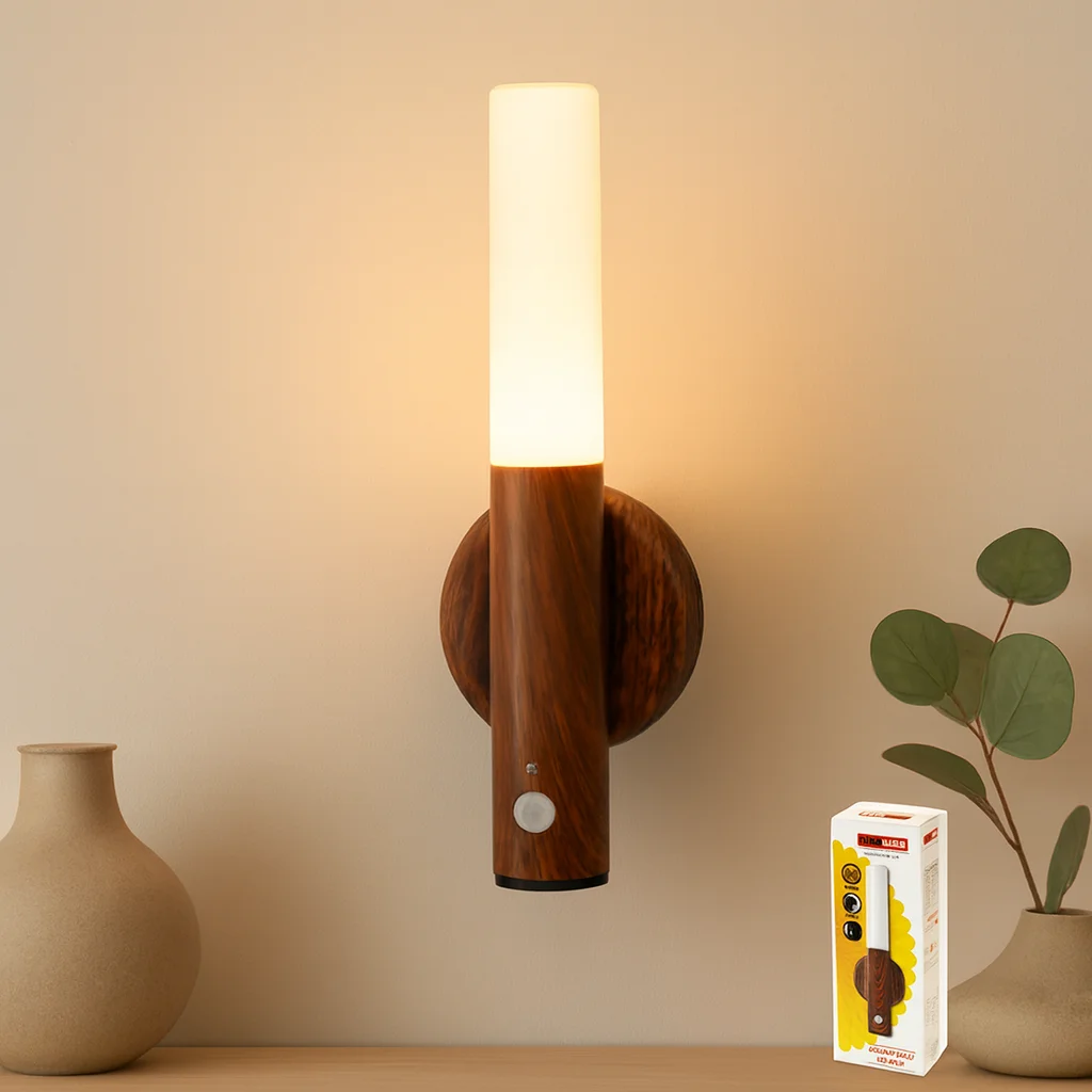 Sensörlü Type-C Şarjlı Günışığı LED Aplik Lamba 1W Sensörlü Type-C Şarjlı Günışığı LED Aplik Lamba 1W