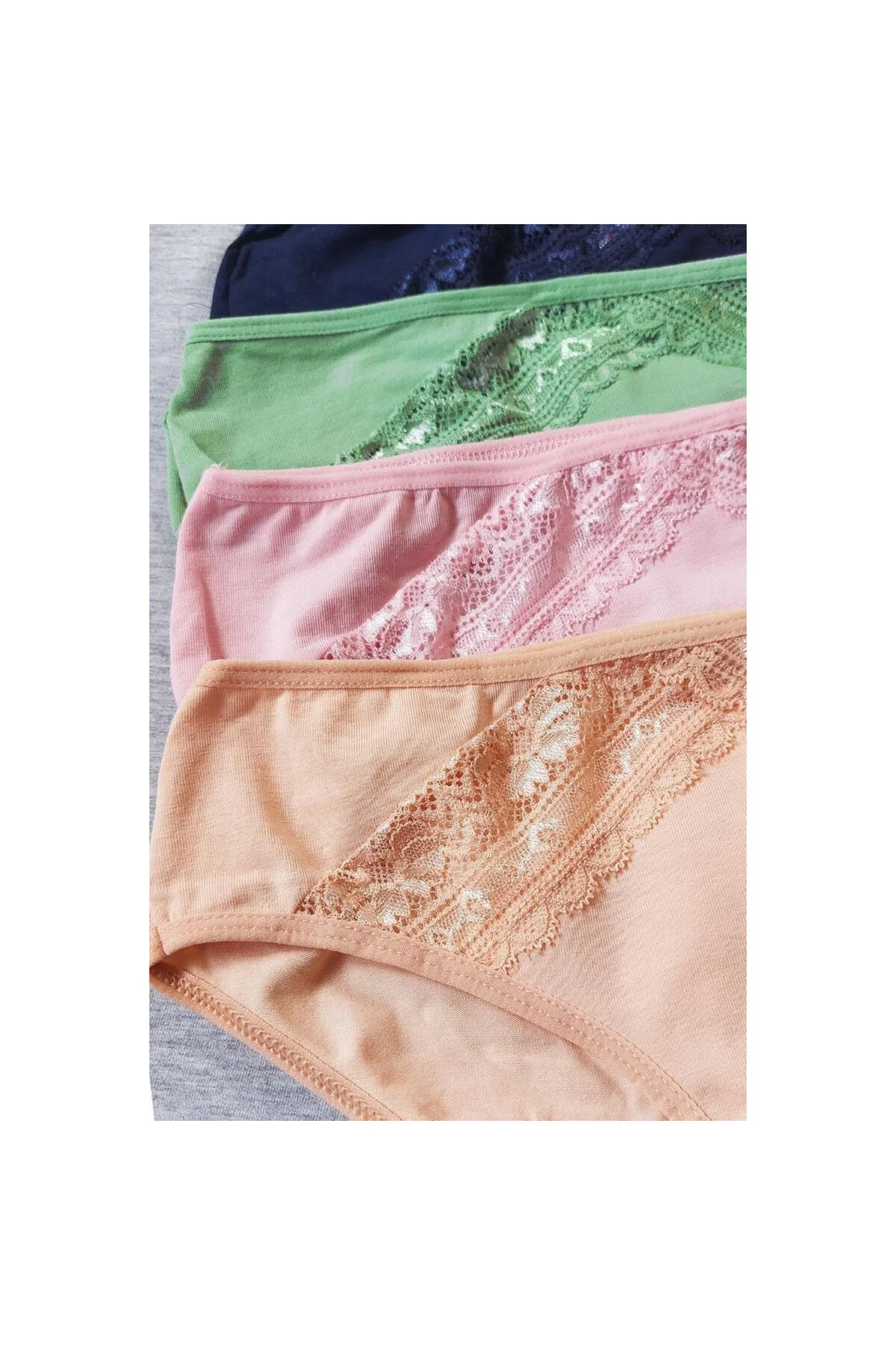 Sensu Kadın Dantel Detaylı Slip 5'Li Külot Set - Kts4005