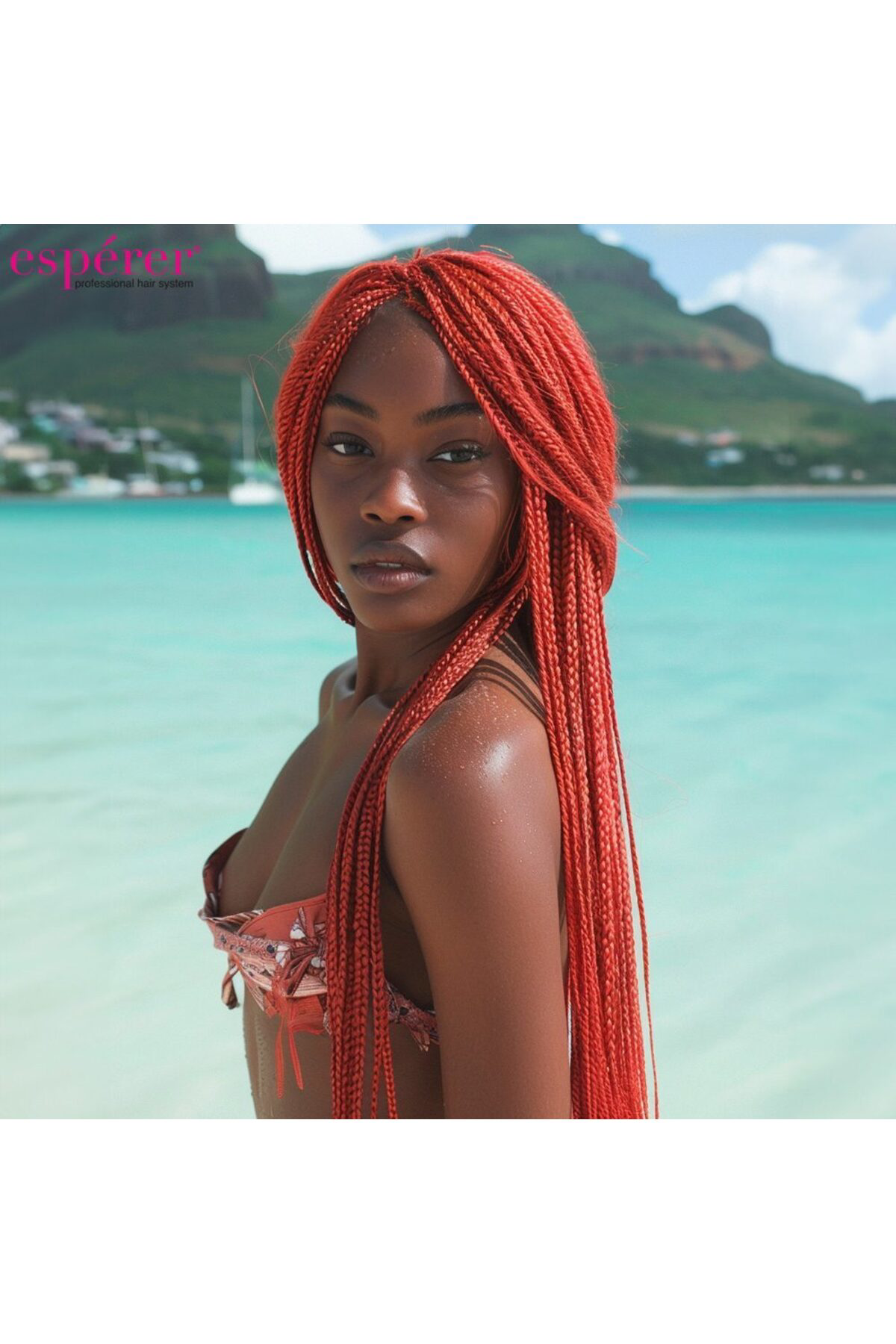 İnf Sentetik Örgülük Saç Esperer 100 Gr. / Kırmızı