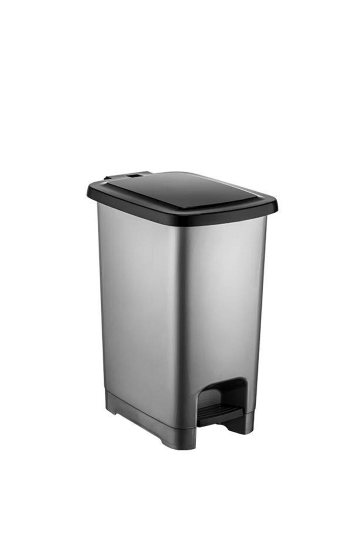 Şenyayla 4281 15 Lt Slim Pedallı Plastik Çöp Kovası Siyah Kapaklı Fma060744
