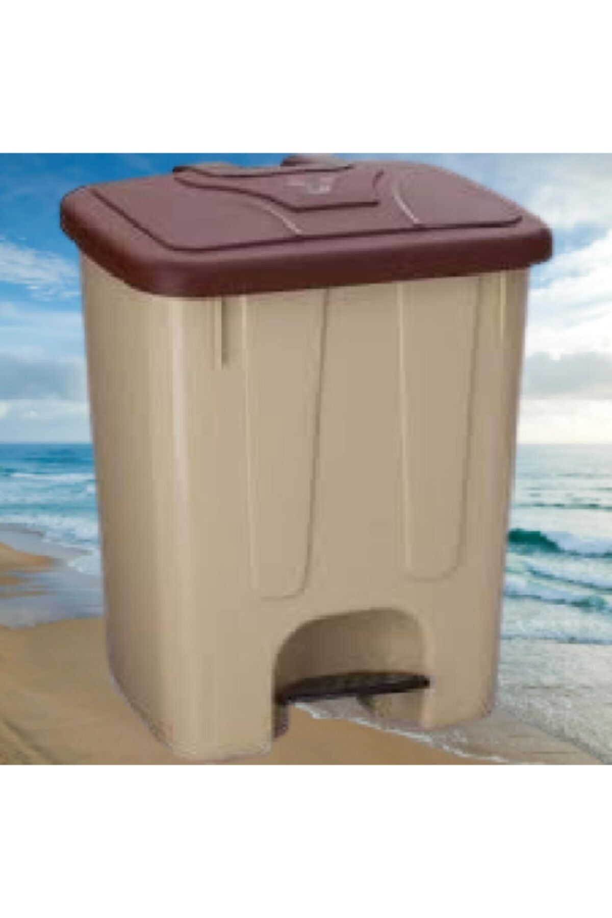 Şenyayla Plastik Şenyayla Köşeli Pedallı Çöp Kovası 65 Lt