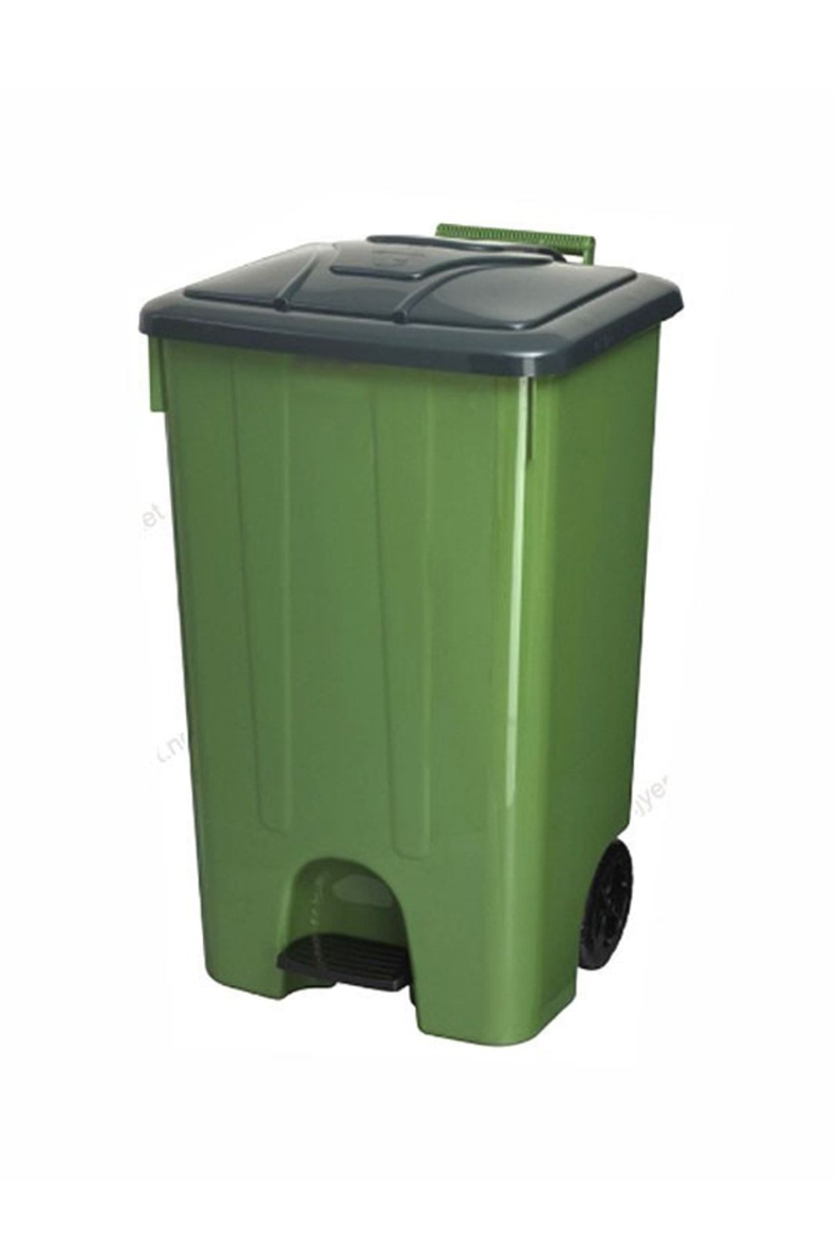 Şenyayla Plastik 85 Litre Köşeli Pedallı Çöp Kovası