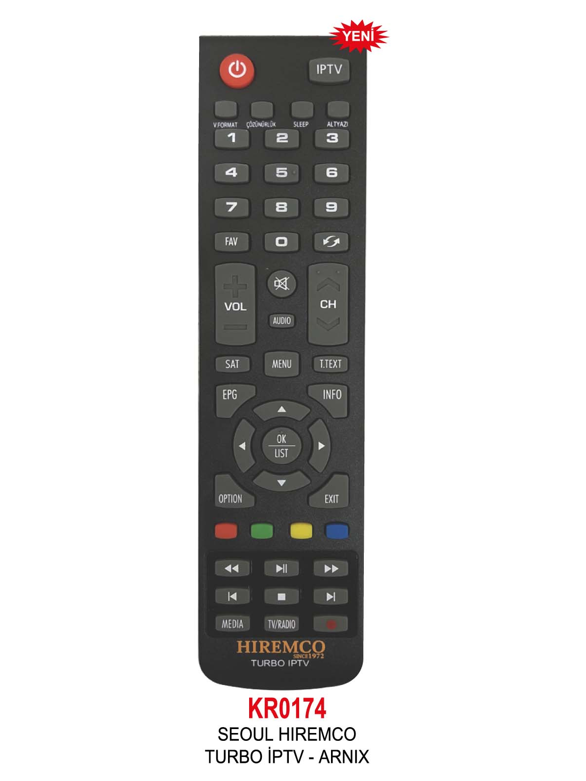 SEOUL HIREMCO-TURBO İPTV-ARNIX KUMANDA