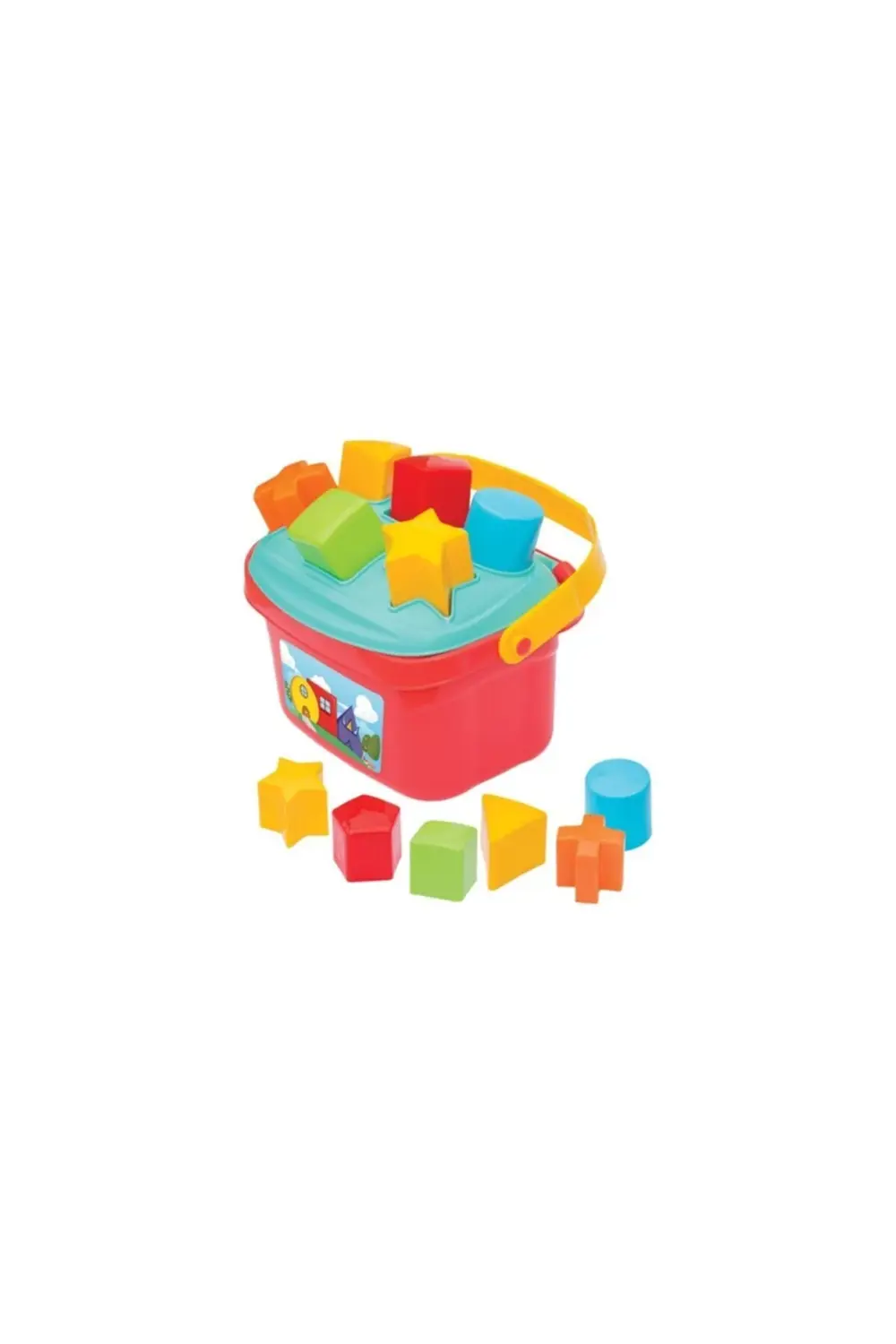 Dede Sepetli Bul-Tak Kova Aktivite Bebek Oyun Seti - 13 Parça Eğitici