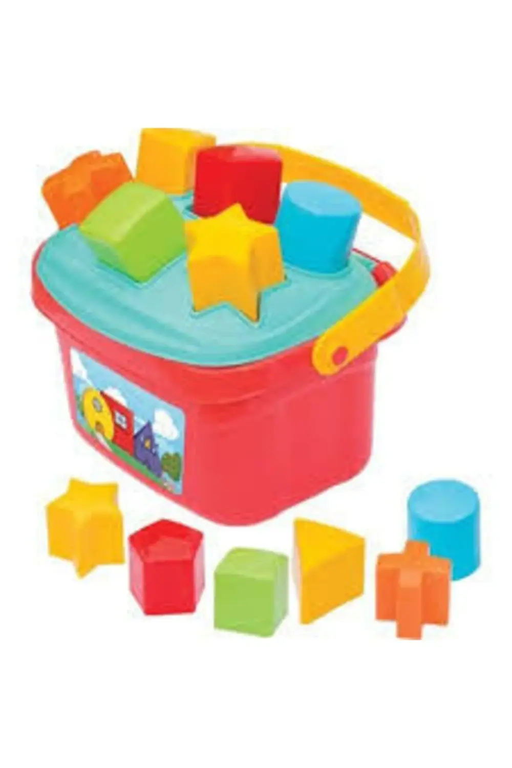 Dede Sepetli Bul-Tak Kova Aktivite Bebek Oyun Seti - 13 Parça Eğitici