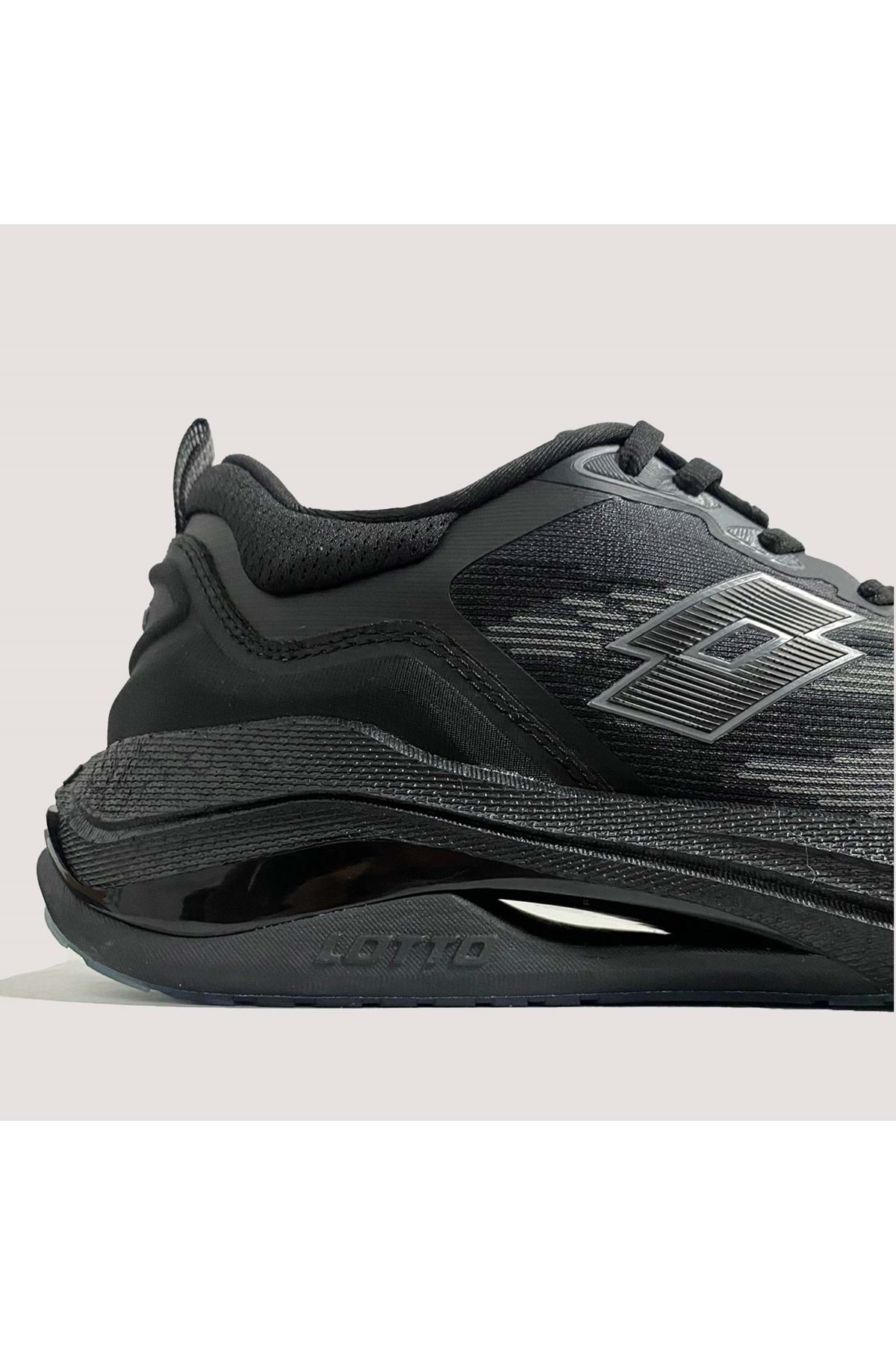 Lotto Sepino 4Pr Erkek Spor Ayakkabı - Siyah-Gri - 40