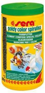 Sera  Goldy Color Spirulina Balik Yemi 1000Ml / 390Gr