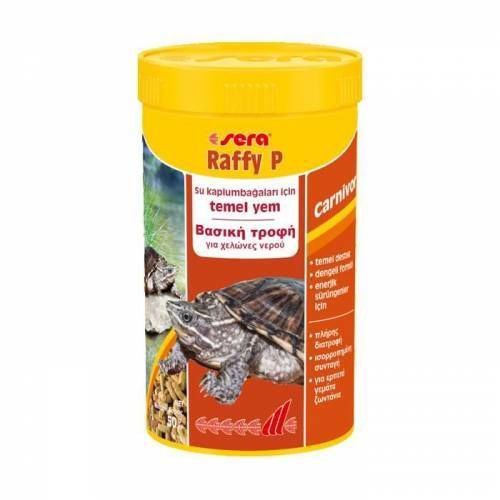 Sera  Raffy P Kaplumbağa Ve Sürüngen Yemi 250 Ml - 50 Gr
