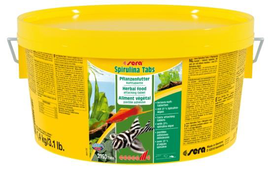 Sera Spirulina 2150 Tabs Otçul Balık Yemi 1,4 kg Sera Spirulina 2150 Tabs Otçul Balık Yemi 1,4 kg