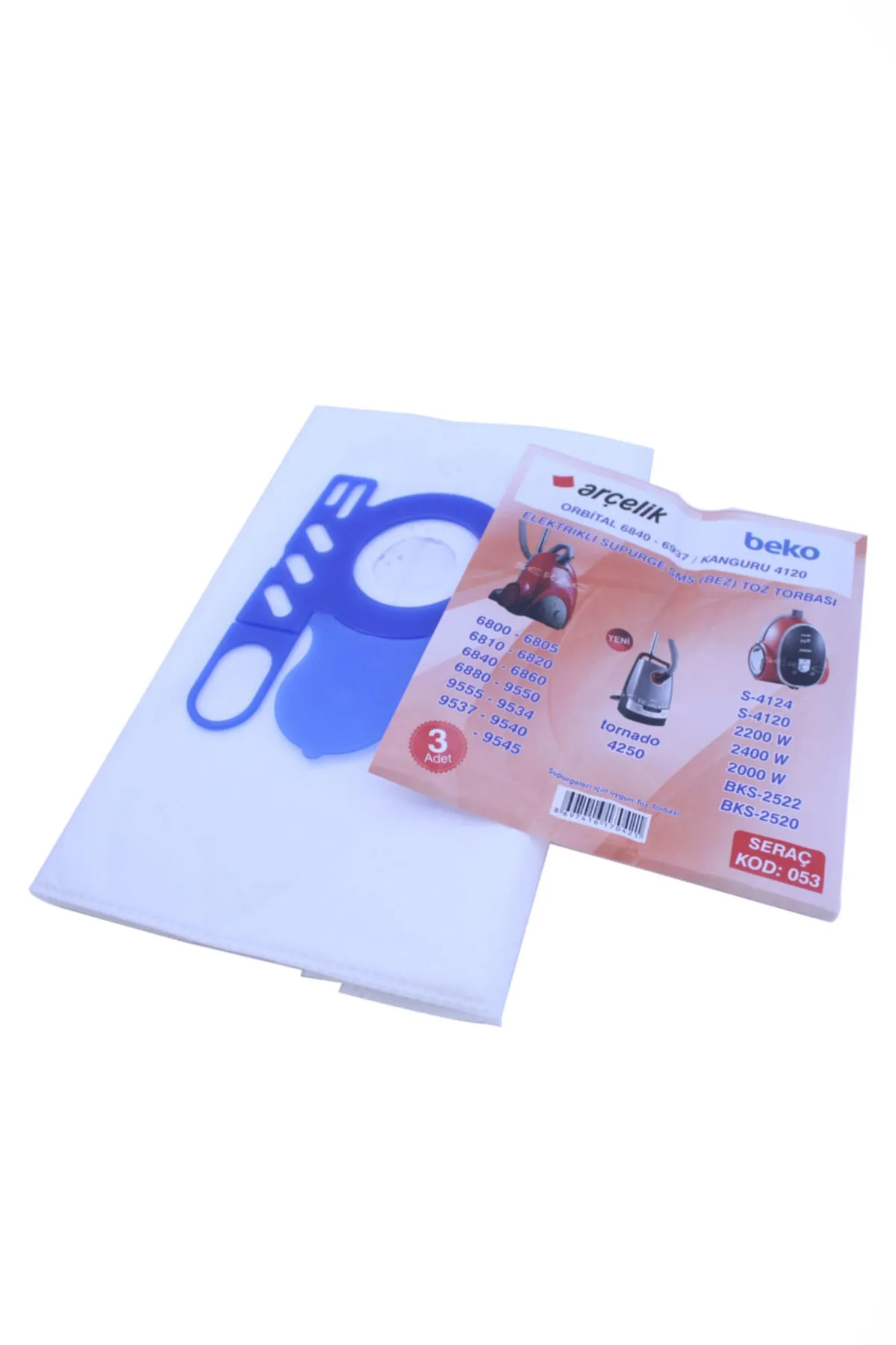 Just Cheap Store Seraç Elektrikli Süpürge Torbasi No : 53 Orbital Kanguru 3 Lü