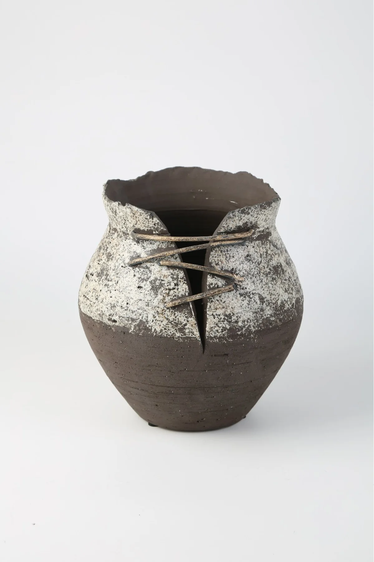 Seramik Bağcık Küp Vazo 24*23.5*25 cm