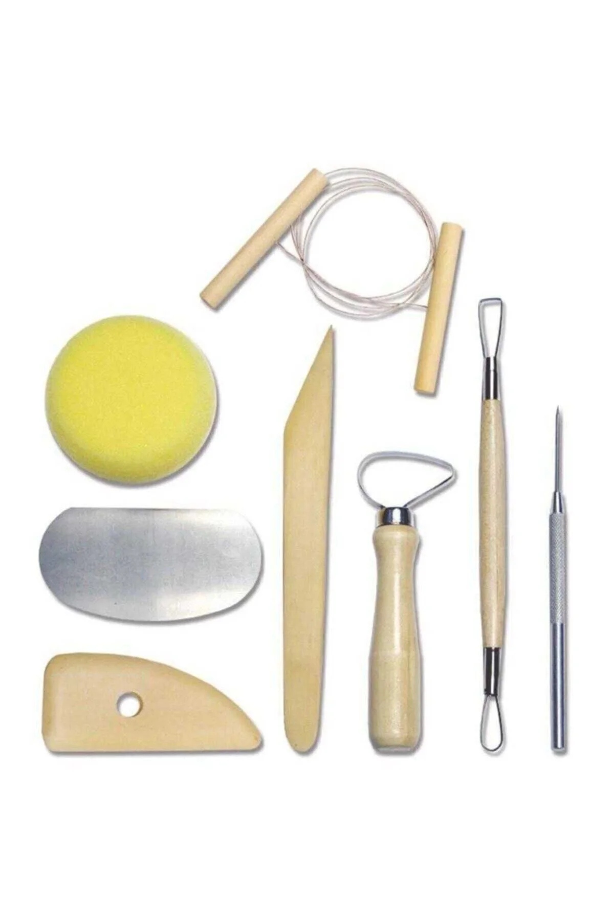 Seramik Başlangıç Seti 8 Parça (Potery Tool Kıds) Seramik Başlangıç Seti 8 Parça (Potery Tool Kıds)