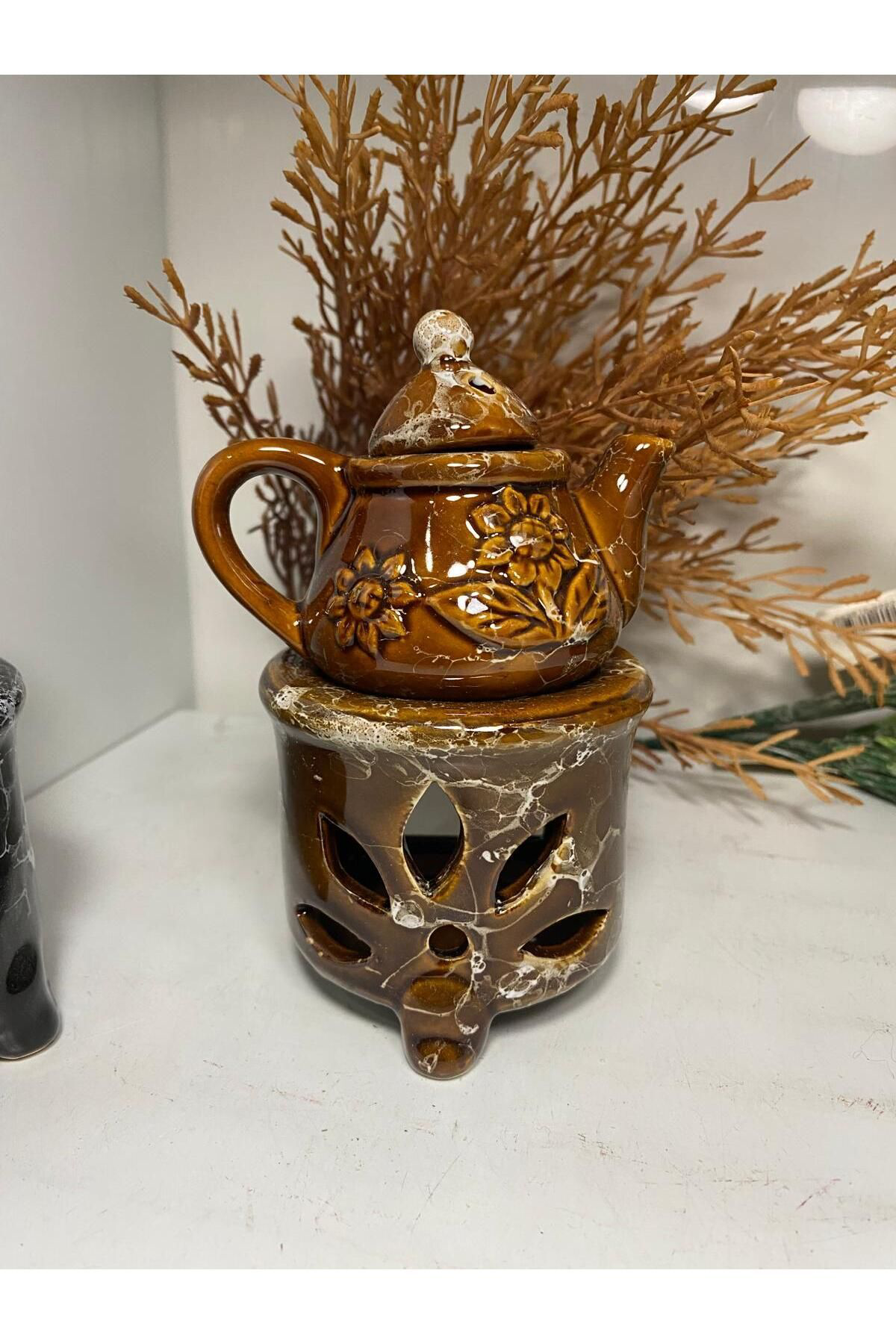 Vitale Seramik Demlik Tasarımlı Buhurdanlık