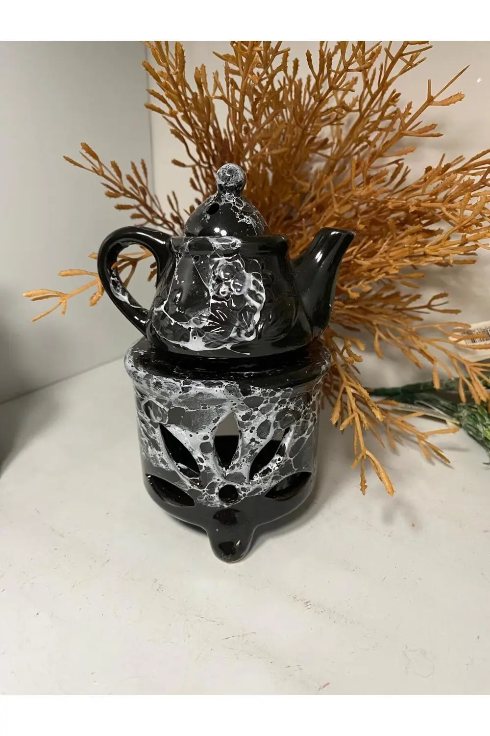 Seramik Demlik Tasarımlı Buhurdanlık