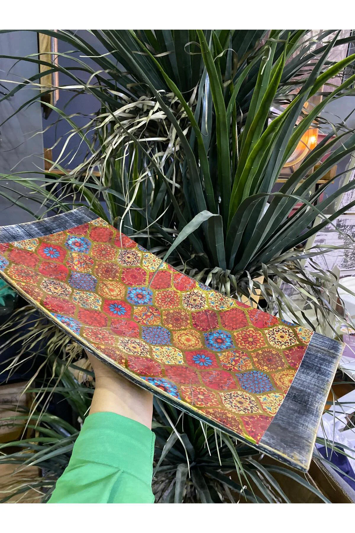 Seramik Etnik Desenli Dekoratif Kase Seramik Etnik Desenli Dekoratif Kase - Görsel 3