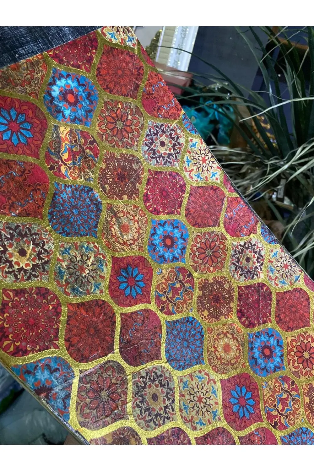 Seramik Etnik Desenli Dekoratif Kase