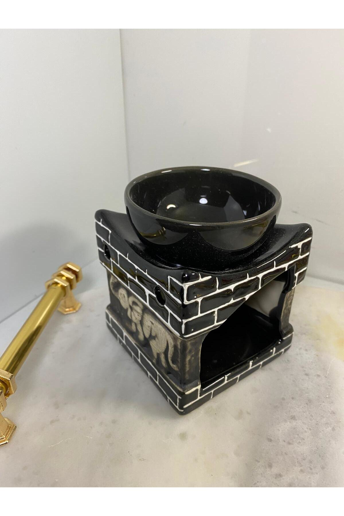 Elif Aksesuar Seramik Fil Figürlü Buhurdanlık