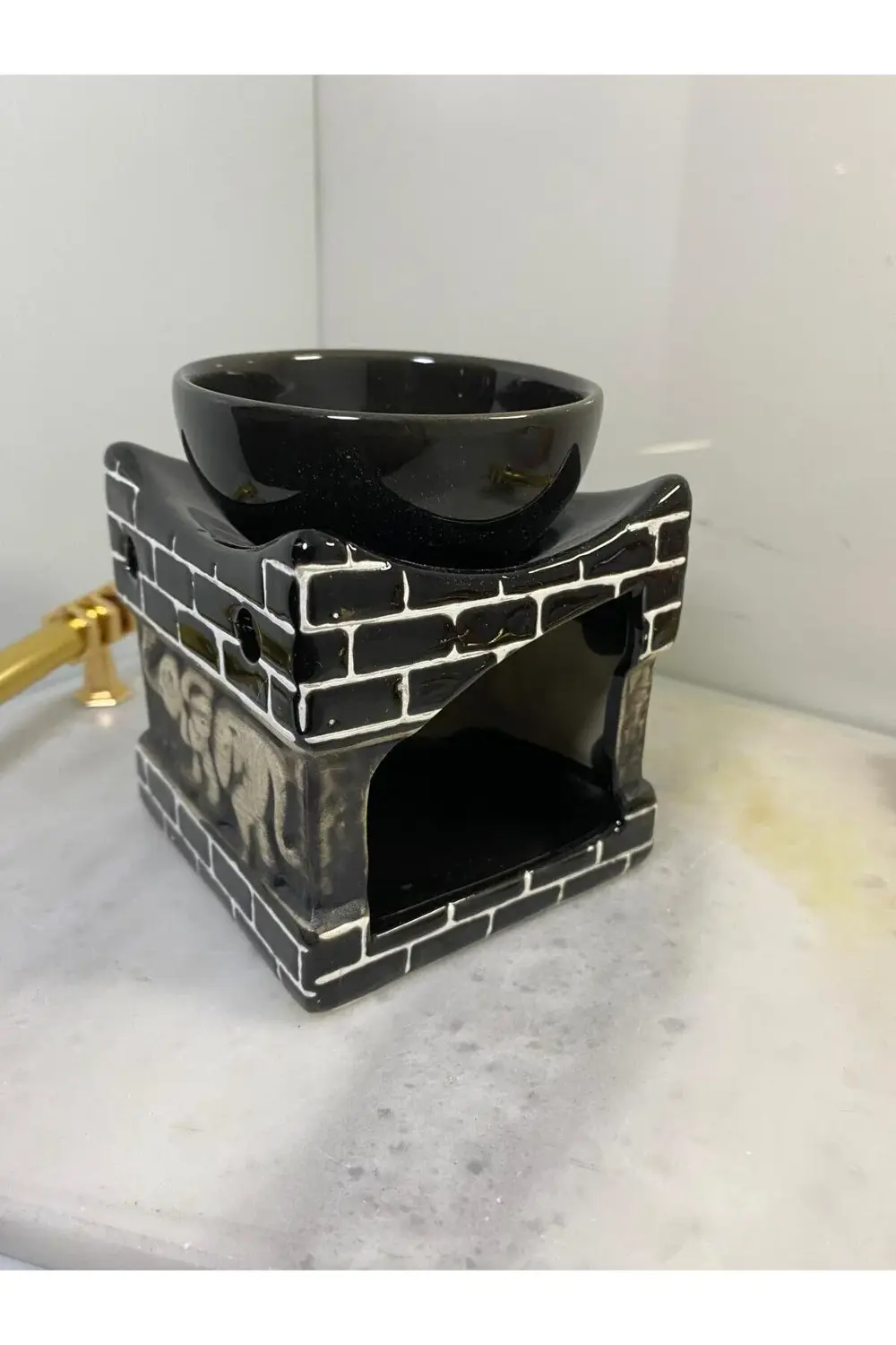 Seramik Fil Figürlü Buhurdanlık