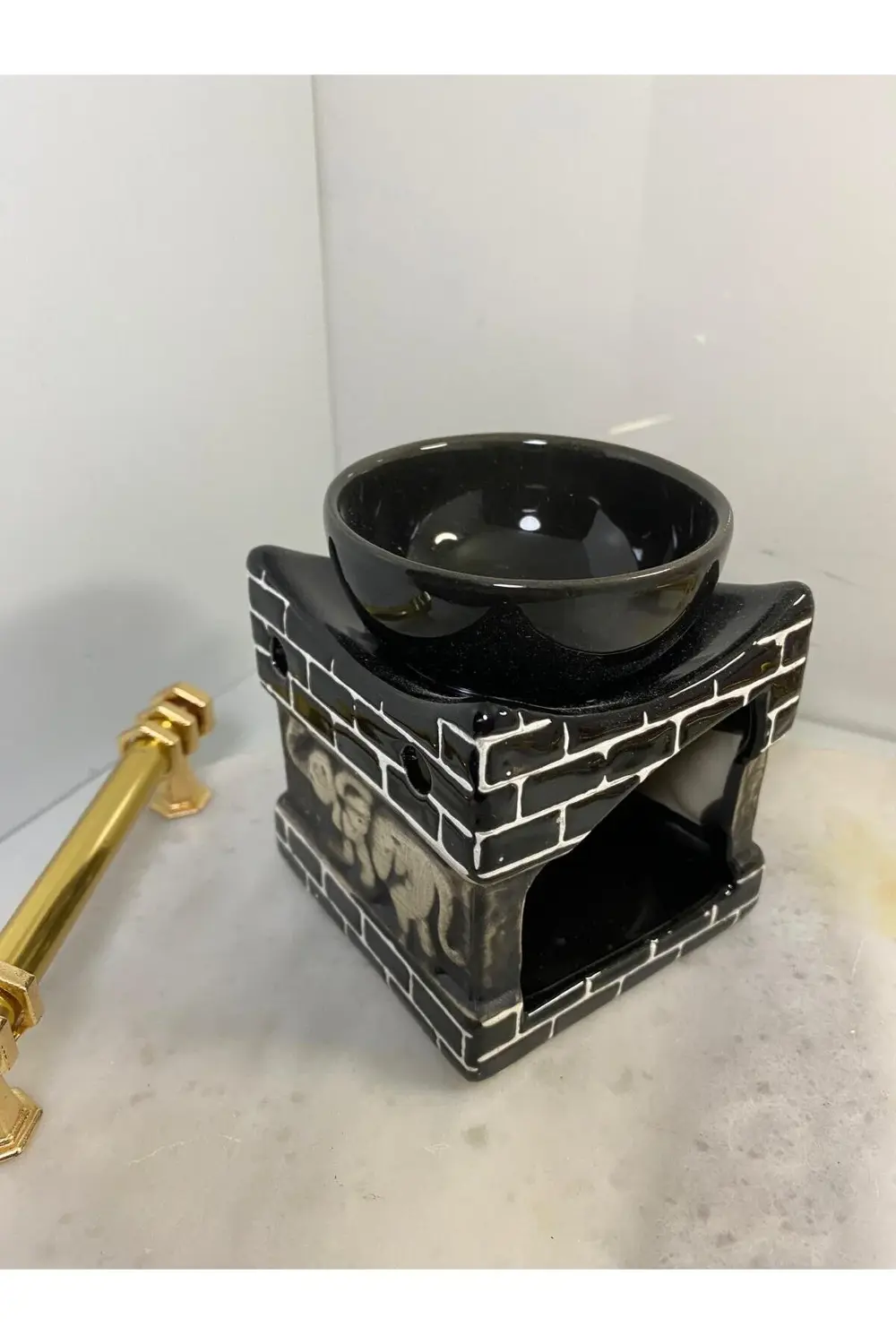 Seramik Fil Figürlü Buhurdanlık