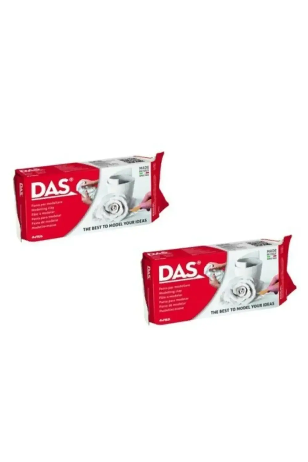 Seramik Hamuru Beyaz 1/2 Kg. (500 Gram) (2'Lİ PAKET) 2x 500 gr