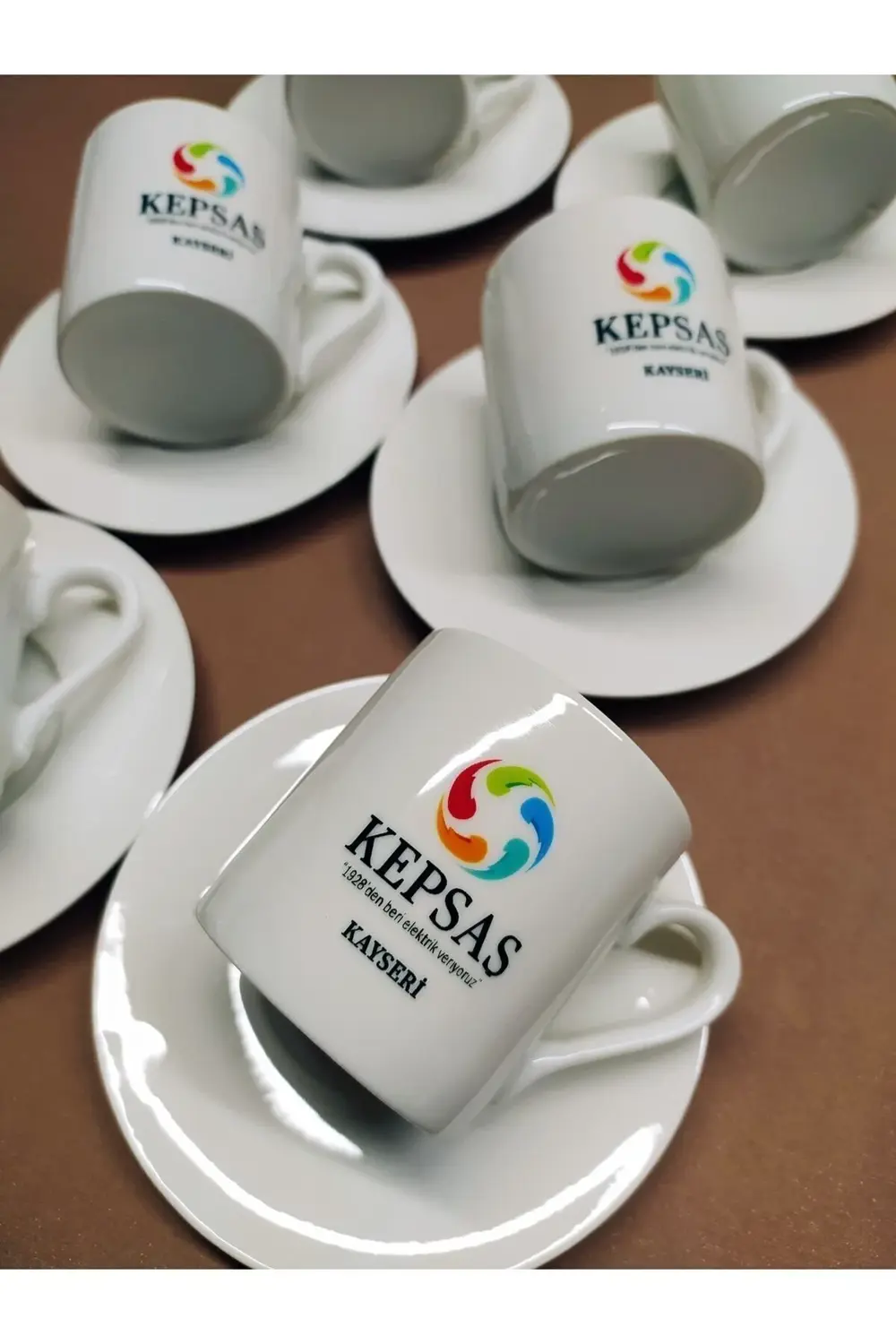 Seramik Kahve Fincanı Resimli Baskı Tasarım Kendin Tasarla Kişiye