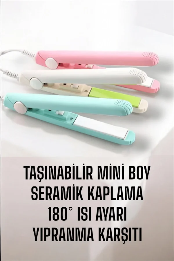 Seramik Kaplama Taşınabilir Mini Saç Düzleştirici Seyahat Dostu Tasarım Fiyatı, Yorumları ve Özellikleri