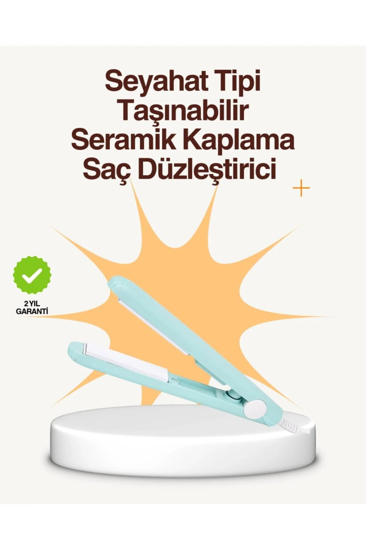 Seramik Kaplamalı, Saç Hasarını Azaltan Kısa Saçlara Uygun Bukle 