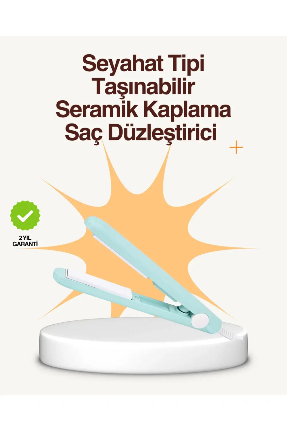 Seramik Kaplamalı, Saç Hasarını Azaltan Kısa Saçlara Uygun Bukle